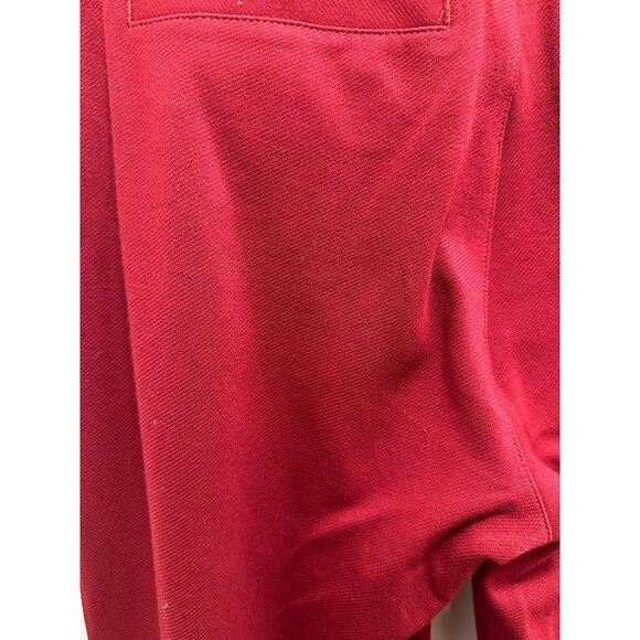 💰BOGO💰 Cabi Deep Red Trousers, Tapered Leg with Ankle Slit sz 8 - Picture 8 of 10